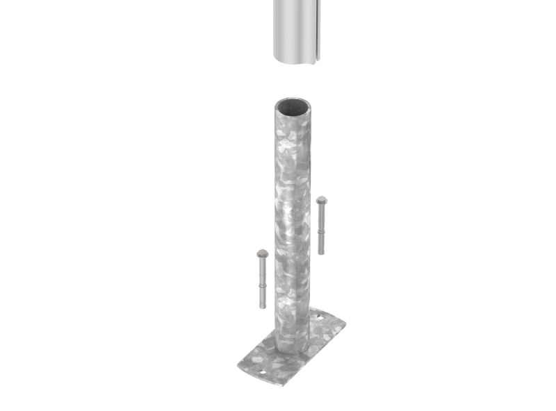 Signcode extern floor screw sleeve
